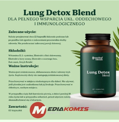 Suplement Lung Detox blend Suplement Lung Detox blend